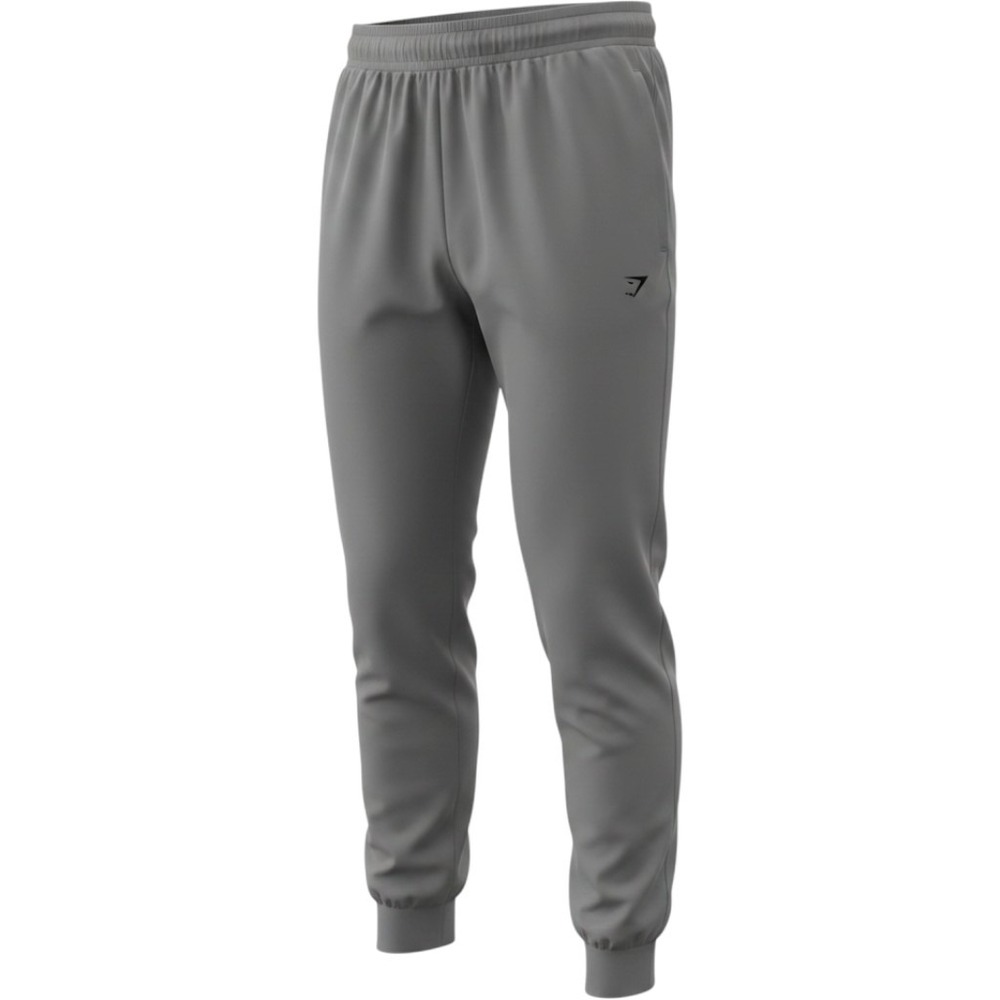 Gymshark Joggers Mens Small‎ Tan Excellent Drawstring Pockets Elastic Hem